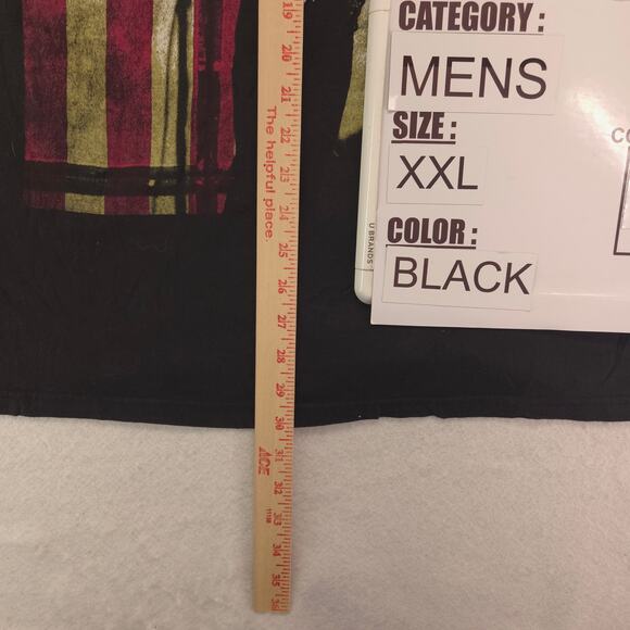 Jimi Hendrix Band Crew Neck Short Sleeve Graphic T Shirt Mens Size 2XL Black - Picture 6 of 9